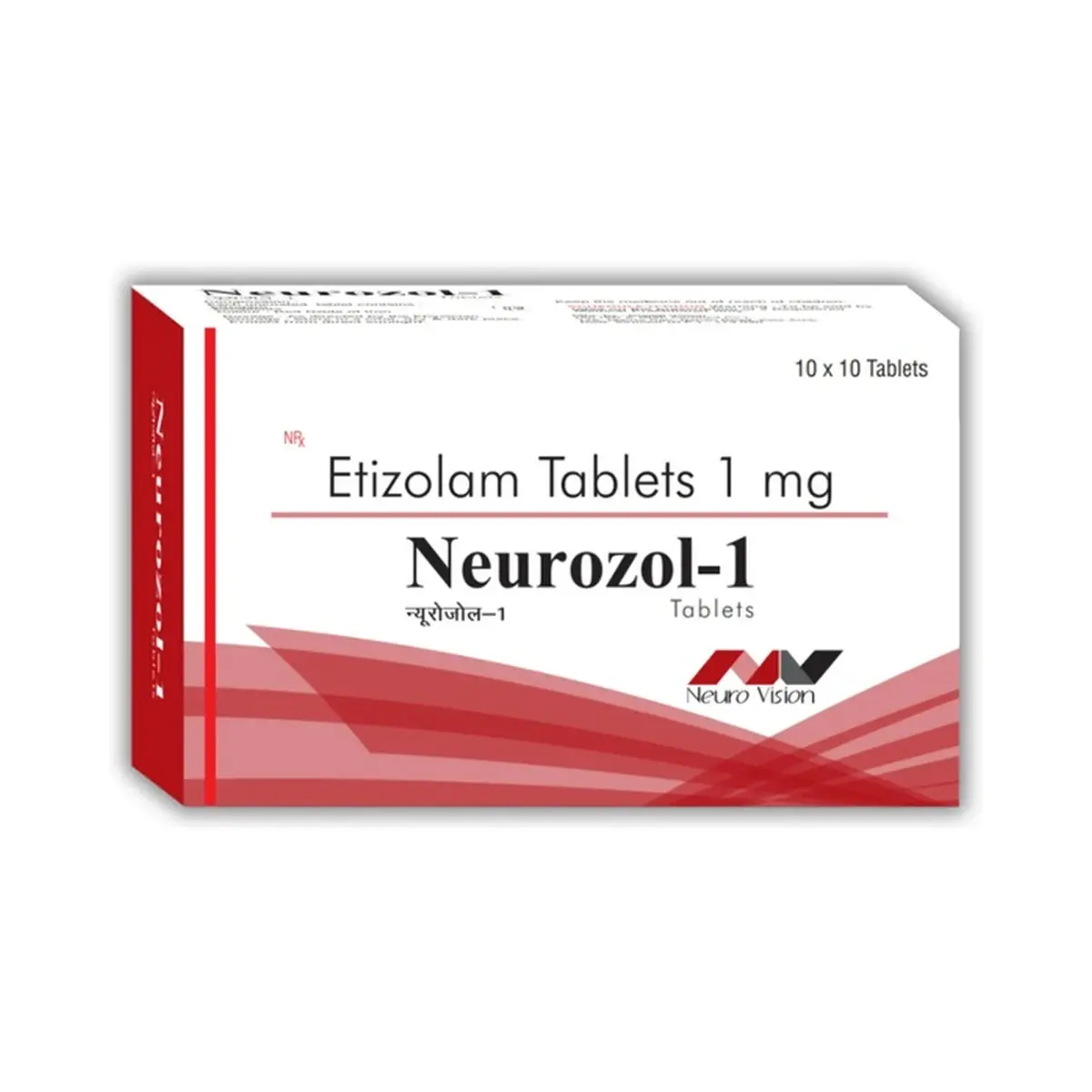 Neurozol (Etizolam) 1 mg - 10 tablets