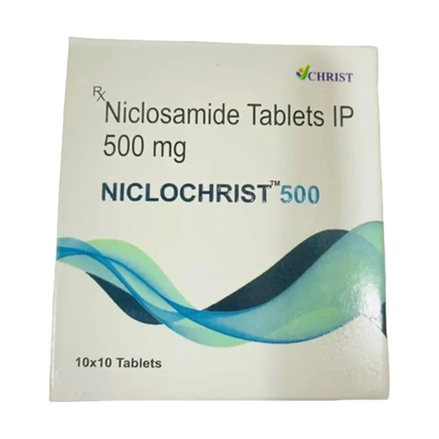 Niclochrist (Niclosamide) 500 mg - 10 tablets