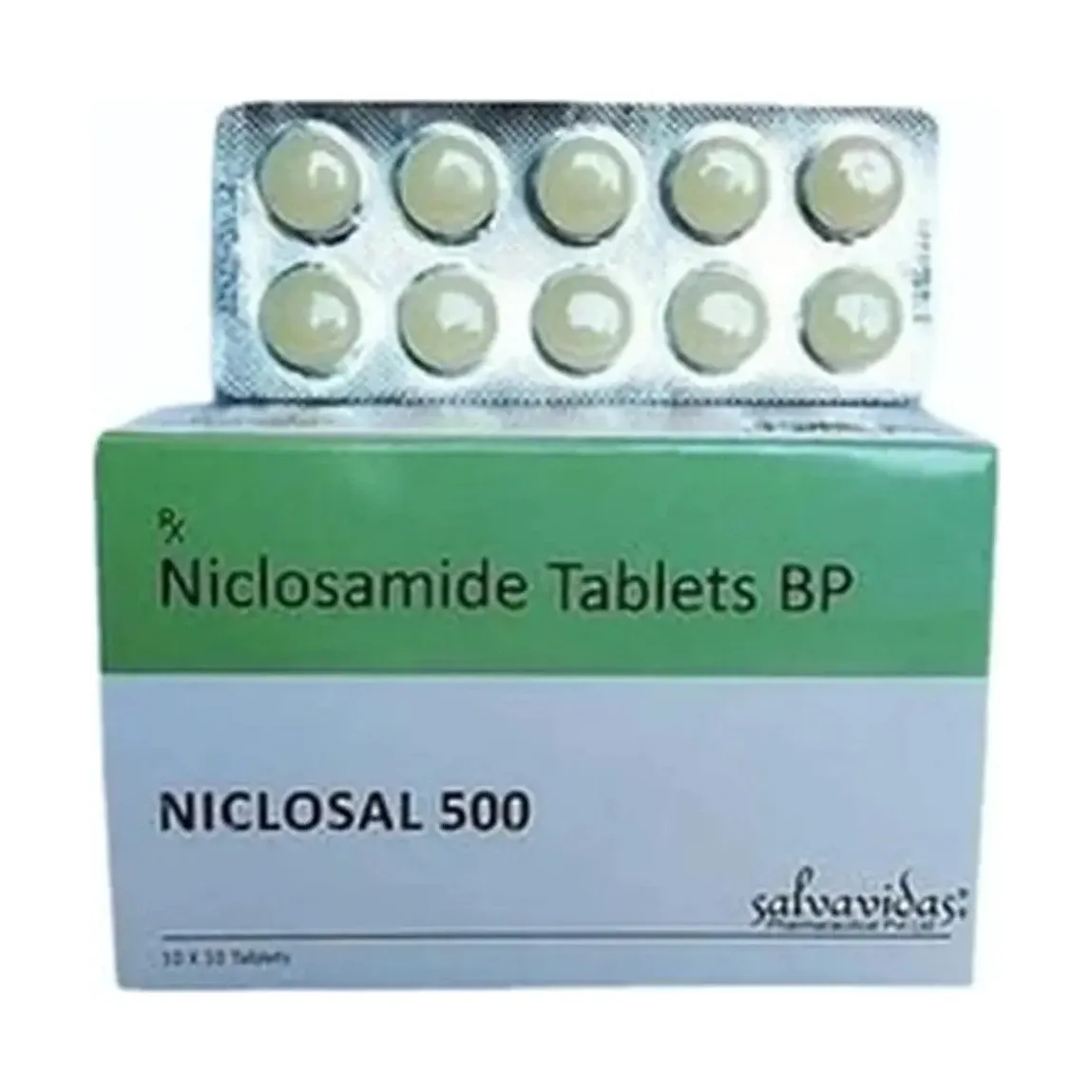 Niclosing (Niclosamide) 500 mg - 10 tablets