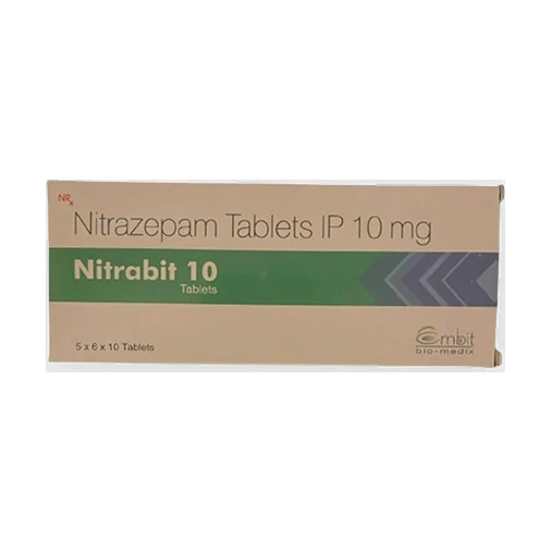 Nitrabit (Nitrazepam) 10 mg - 10 tablets