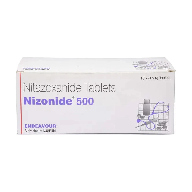 Nizonide (Nitazoxanide) 500 mg - 6 tablets