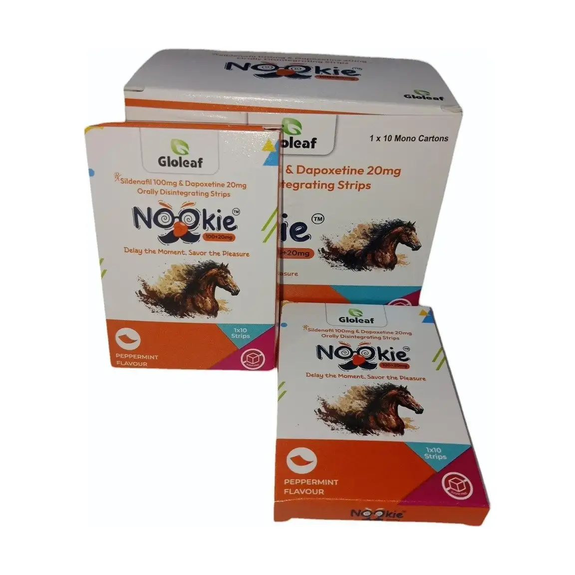 Nookie (Sildenafil + Dapoxetine) 100 mg + 60 mg - 10 tablets