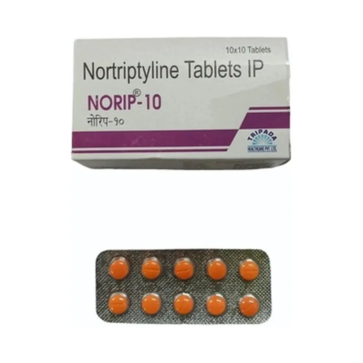 Norip (Nortriptyline) 10 mg - 10 tablets