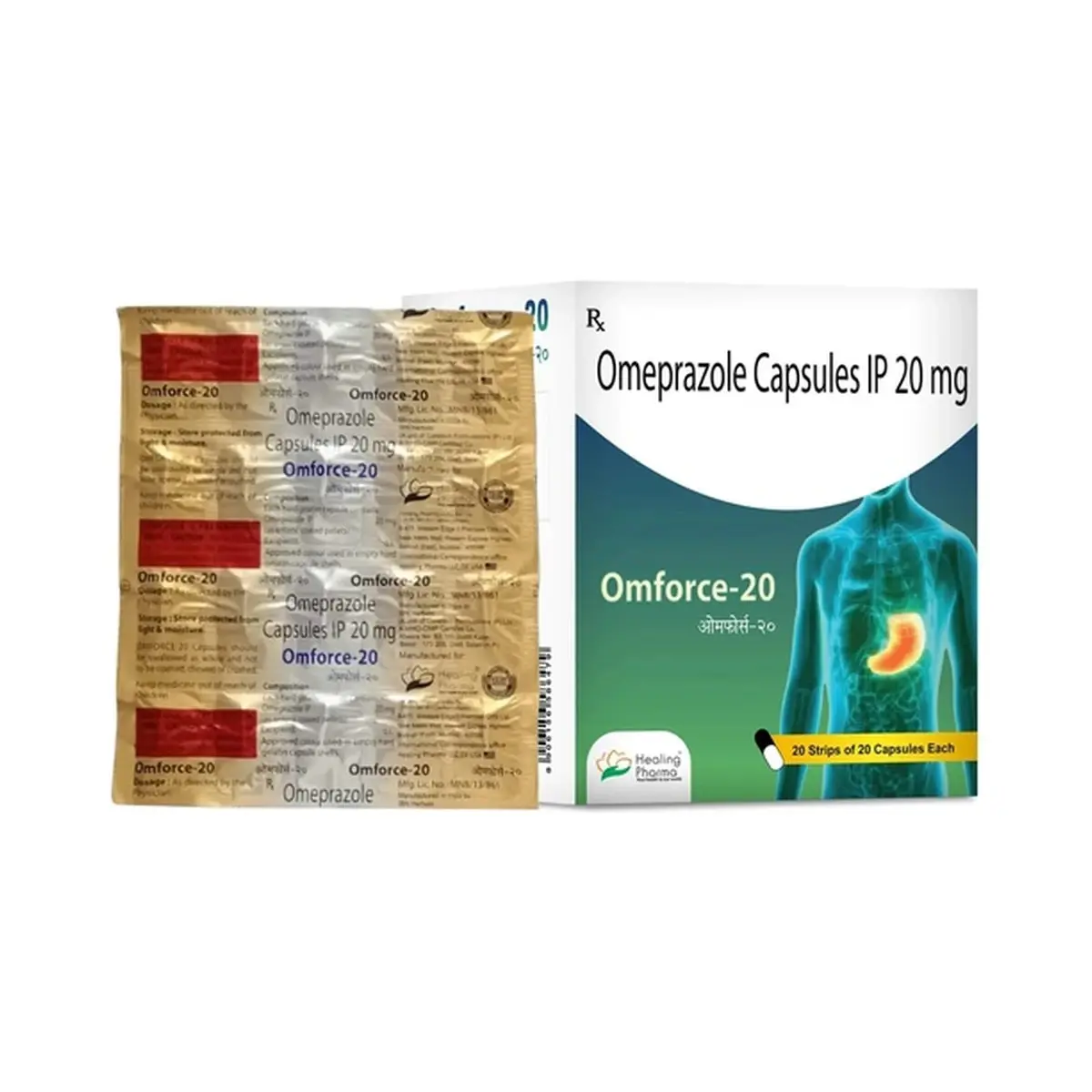 Omforce (Omeprazole) 20 mg - 20 capsules