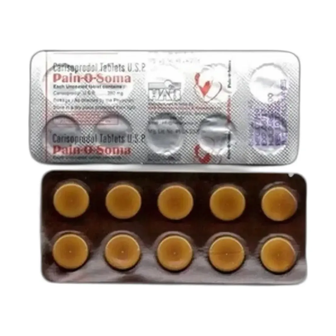 Pain O Soma (Carisoprodol) 350 mg - 10 tablets