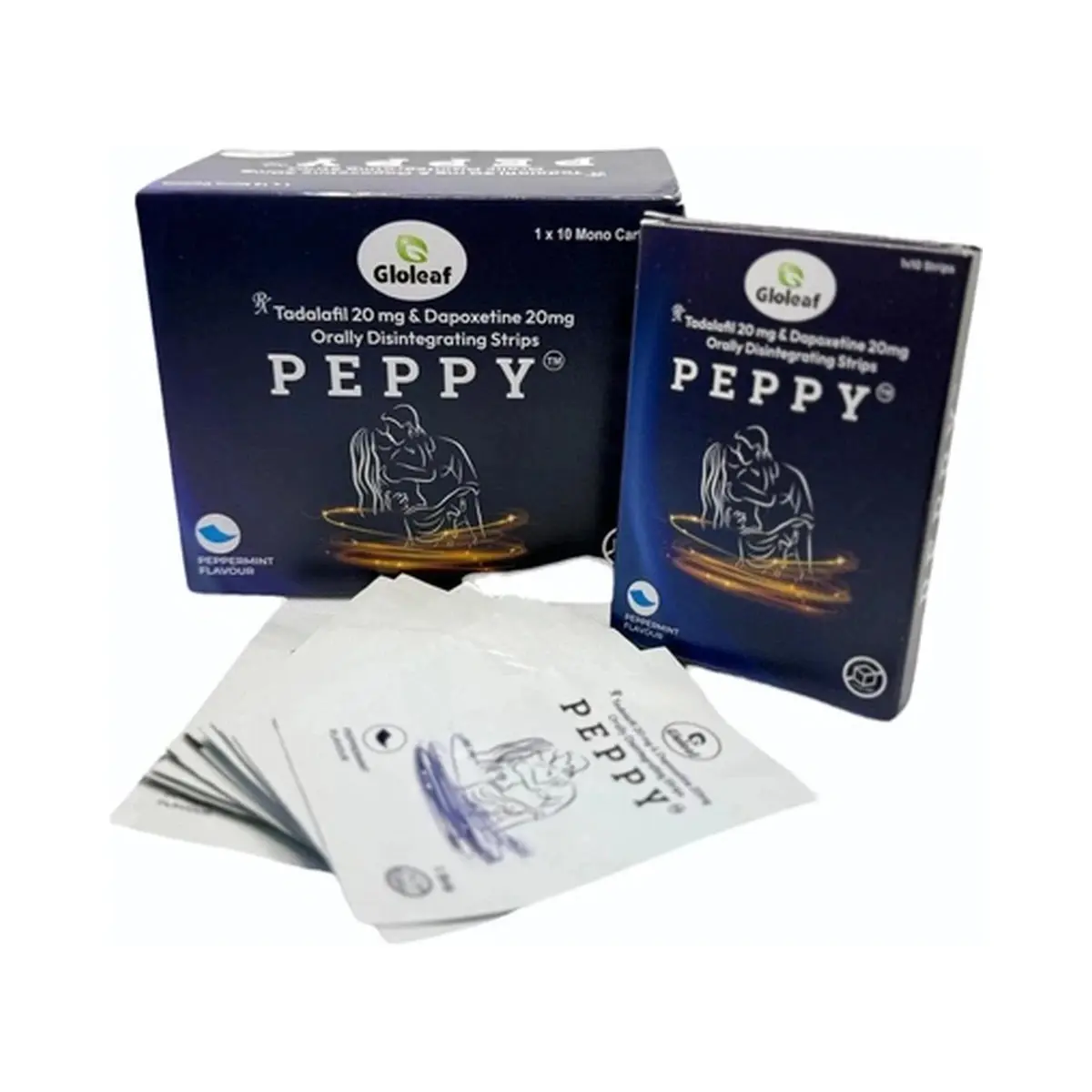 Peppy (Sildenafil + Dapoxetine) 100 mg + 60 mg - 10 tablets