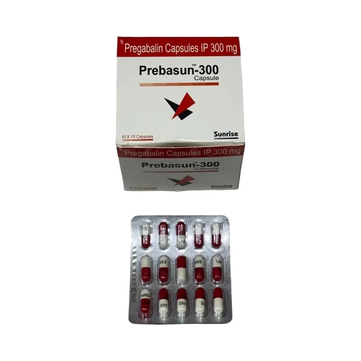 Prebasun (Pregabalin) 300 mg - 15 capsules