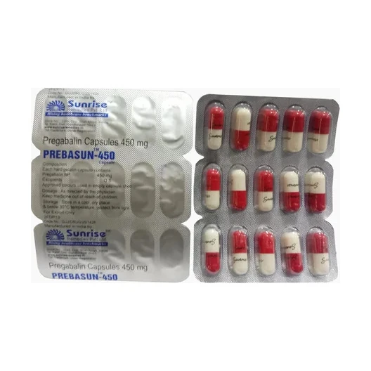 Prebasun (Pregabalin) 450 mg - 30 capsules