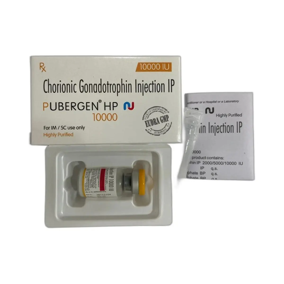 Pubergen HP (Human Chorionic Gonadotropin) 10000 iu. (1 powder for injection)