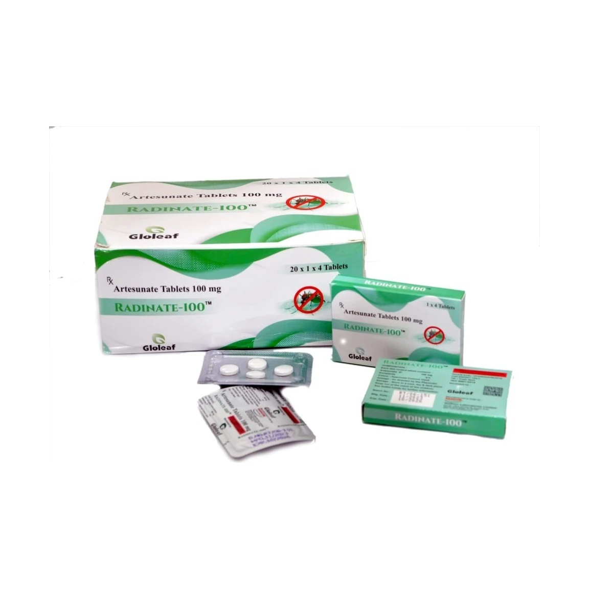 Radinate (Artesunate) 100 mg - 4 tablets