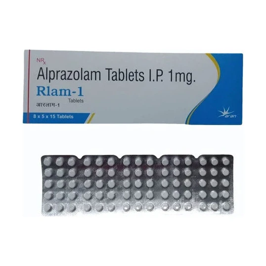 Rlam (Alprazolam) 1 mg - 10 tablets