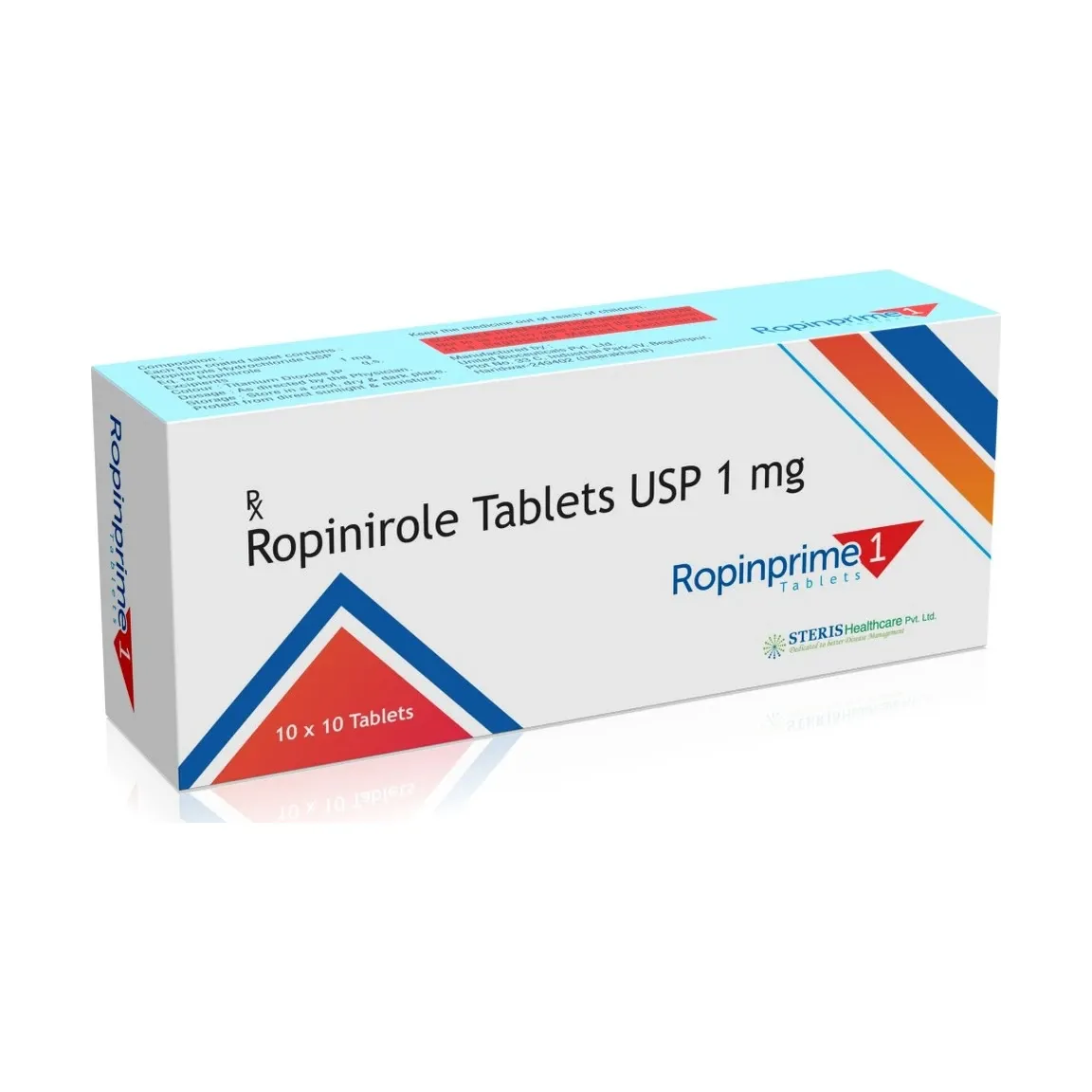 Ropinprime (Ropinirole) 1 mg - 10 tablets