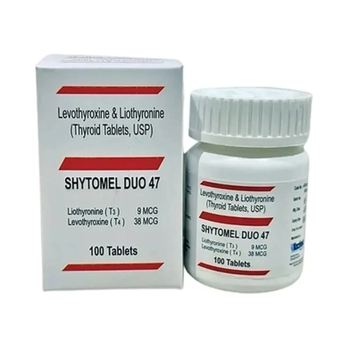 Shytomel duo (Levothyroxine + Liothyronine) 47 mcg - 100 tablets