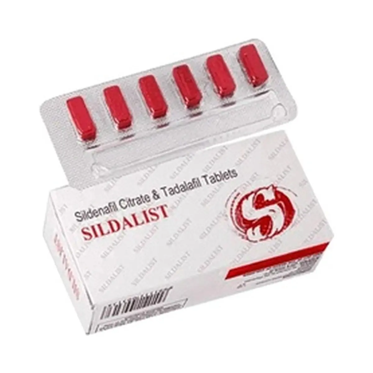 Sildalist strong (Sildenafil + Tadalafil) 140 mg - 10 tablets