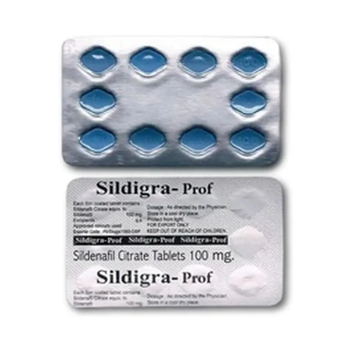 Sildigra (Sildenafil) 100 mg - 10 tablets