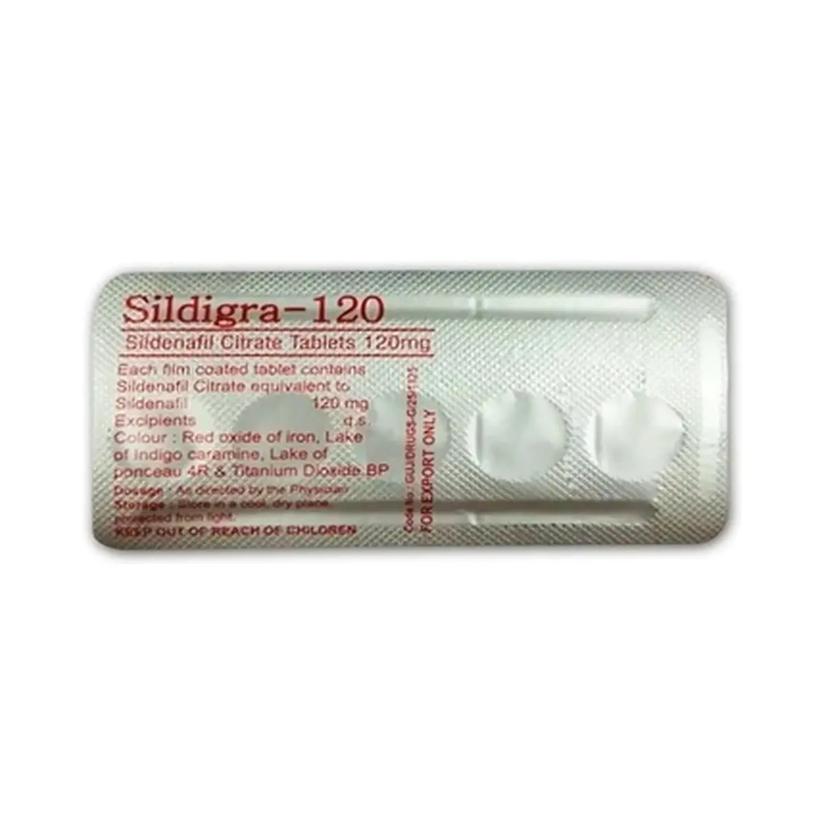 Sildigra (Sildenafil) 120 mg - 10 tablets