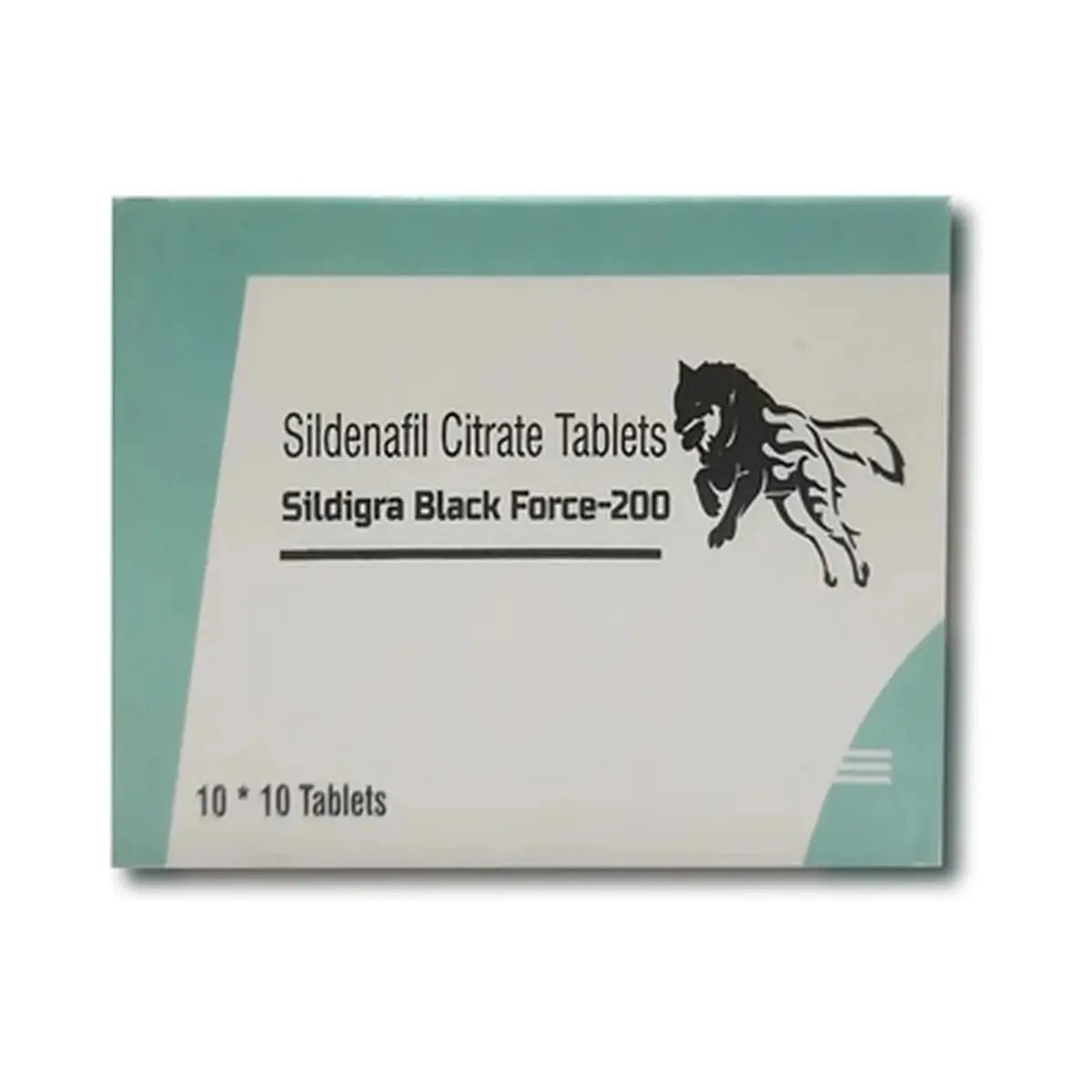 Sildigra black force (Sildenafil) 200 mg - 10 tablets