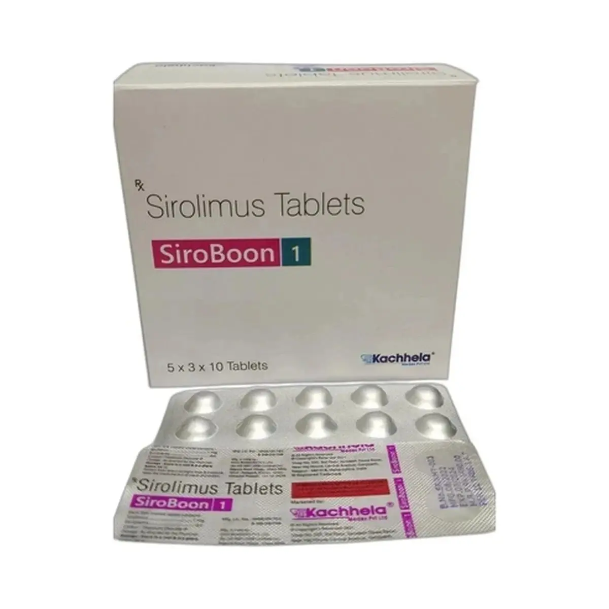 Siroboon (Sirolimus) 1 mg - 10 tablets