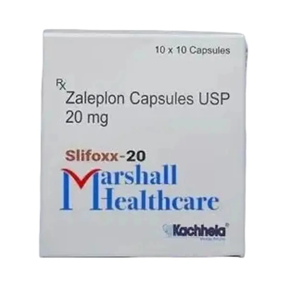 Slifoxx (Zaleplon) 20 mg - 10 tablets