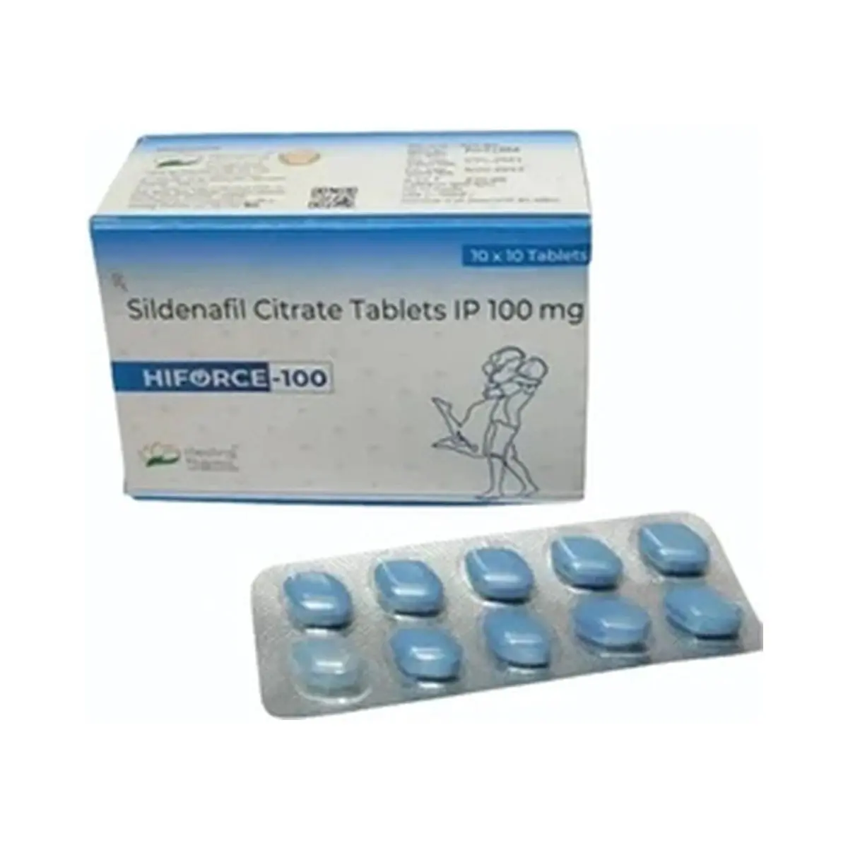 Super hiforce (Sildenafil + Dapoxetine) 100 mg + 60 mg - 10 tablets