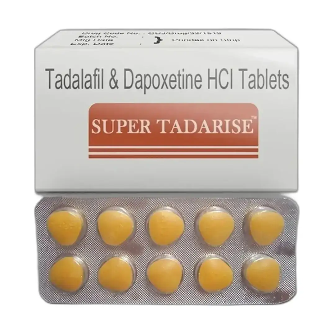 Super tadarise (Tadalafil + Dapoxetine) 20 mg + 60 mg - 10 tablets