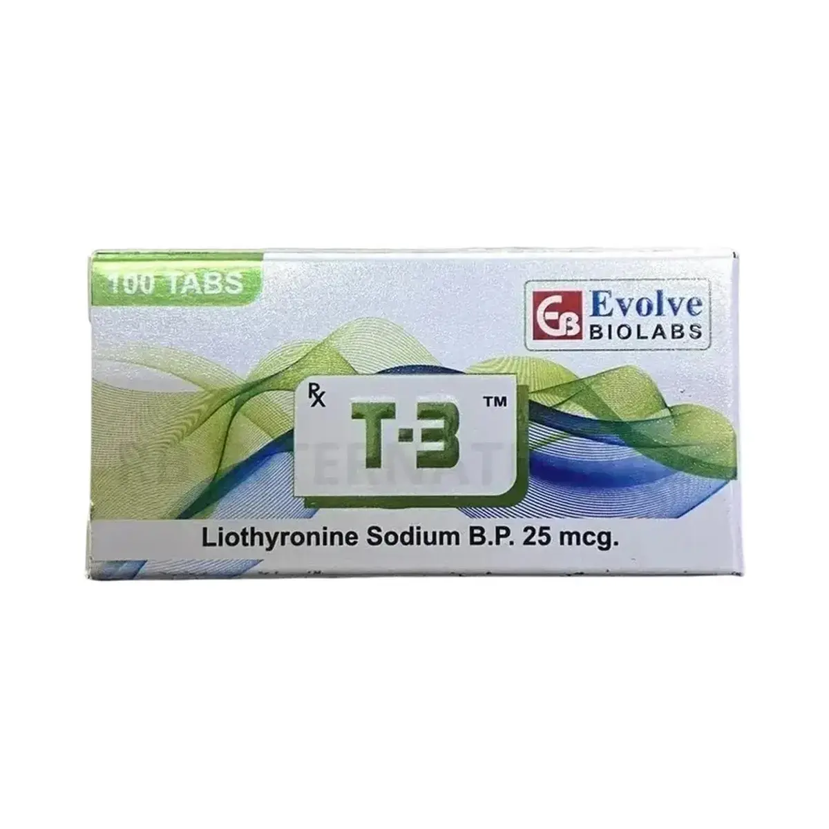 T3 (Liothyronine) 25 mcg - 10 tablets