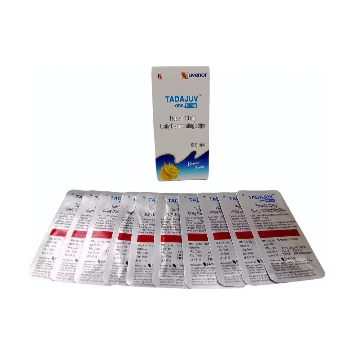 Tadajuv ODS (Tadalafil) 10 mg. (10 strips)