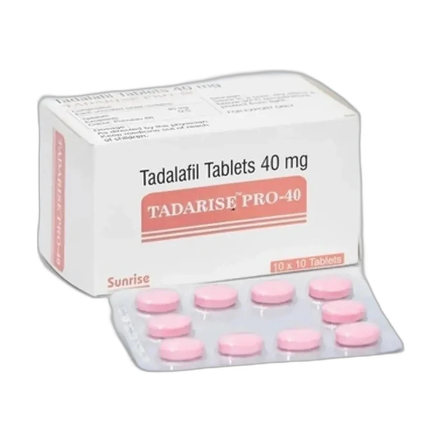 Tadarise pro (Tadalafil) 40 mg - 10 tablets