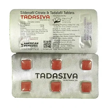 Tadasiva (Sildenafil + Tadalafil) 120 mg - 18 tablets
