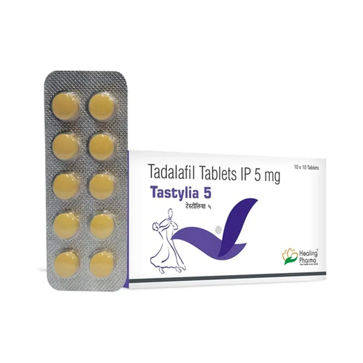 Tastylia (Tadalafil) 5 mg - 10 tablets