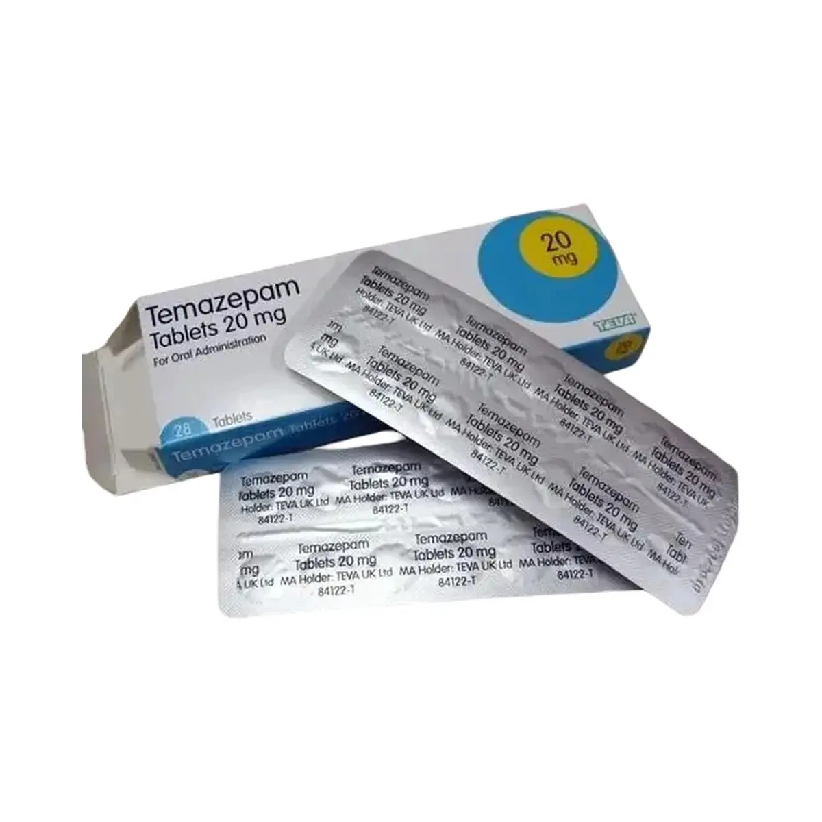Temazepam (Temazepam) 20 mg - 10 tablets