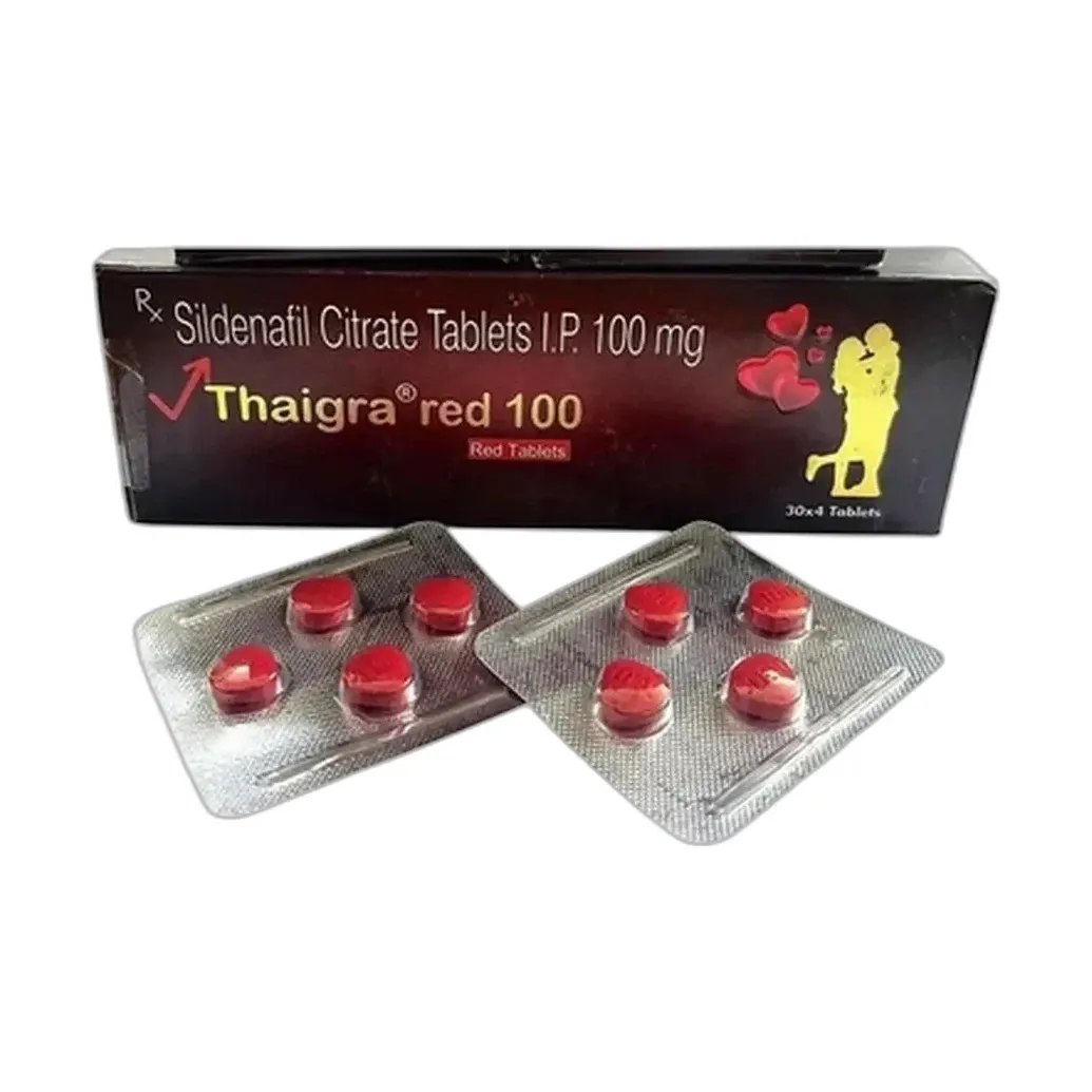 Thaigra red (Sildenafil) 100 mg - 10 tablets