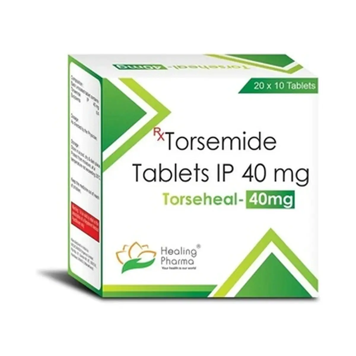 Torseheal (Torsemide) 40 mg - 10 tablets