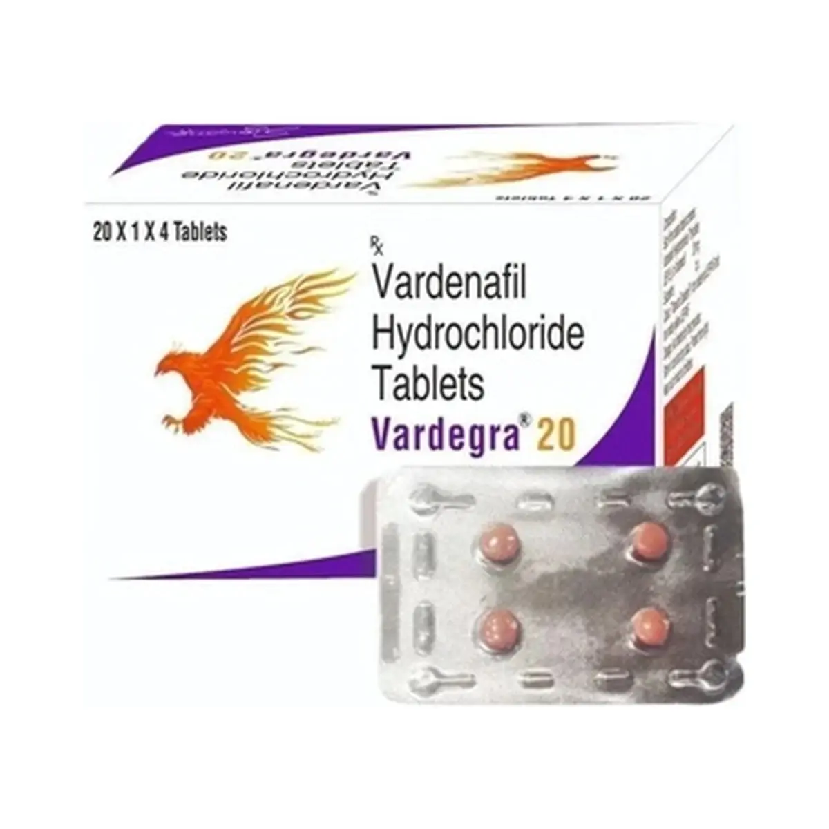 Vardegra (Vardenafil) 20 mg - 10 tablets