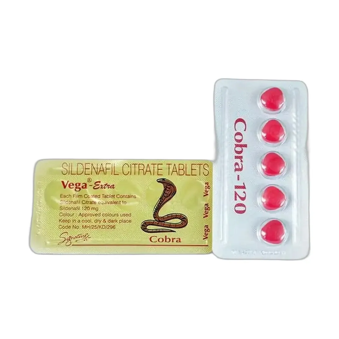 Vega-extra cobra (Sildenafil) 120 mg.