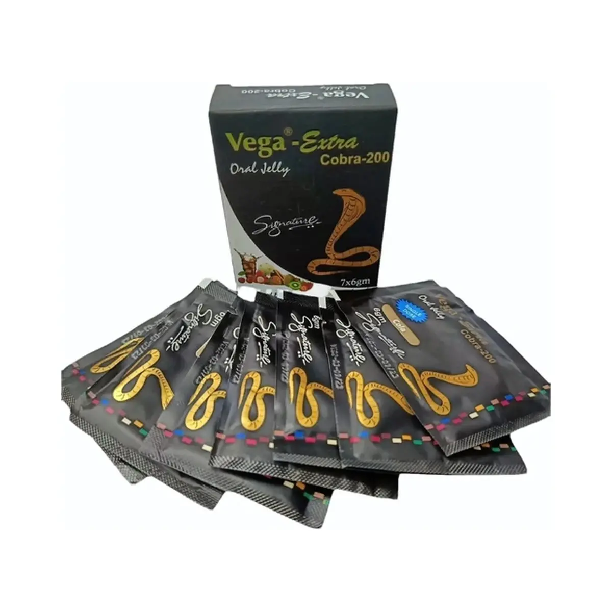 Vega-extra cobra (Sildenafil) 200 mg.