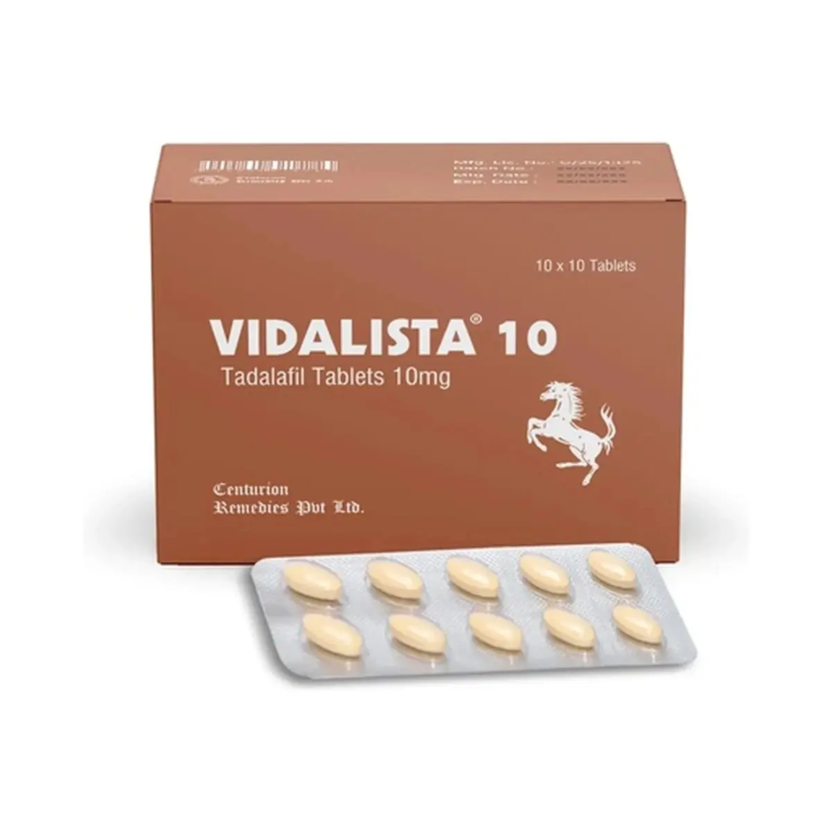 Vidalista (Tadalafil) 10 mg - 10 tablets