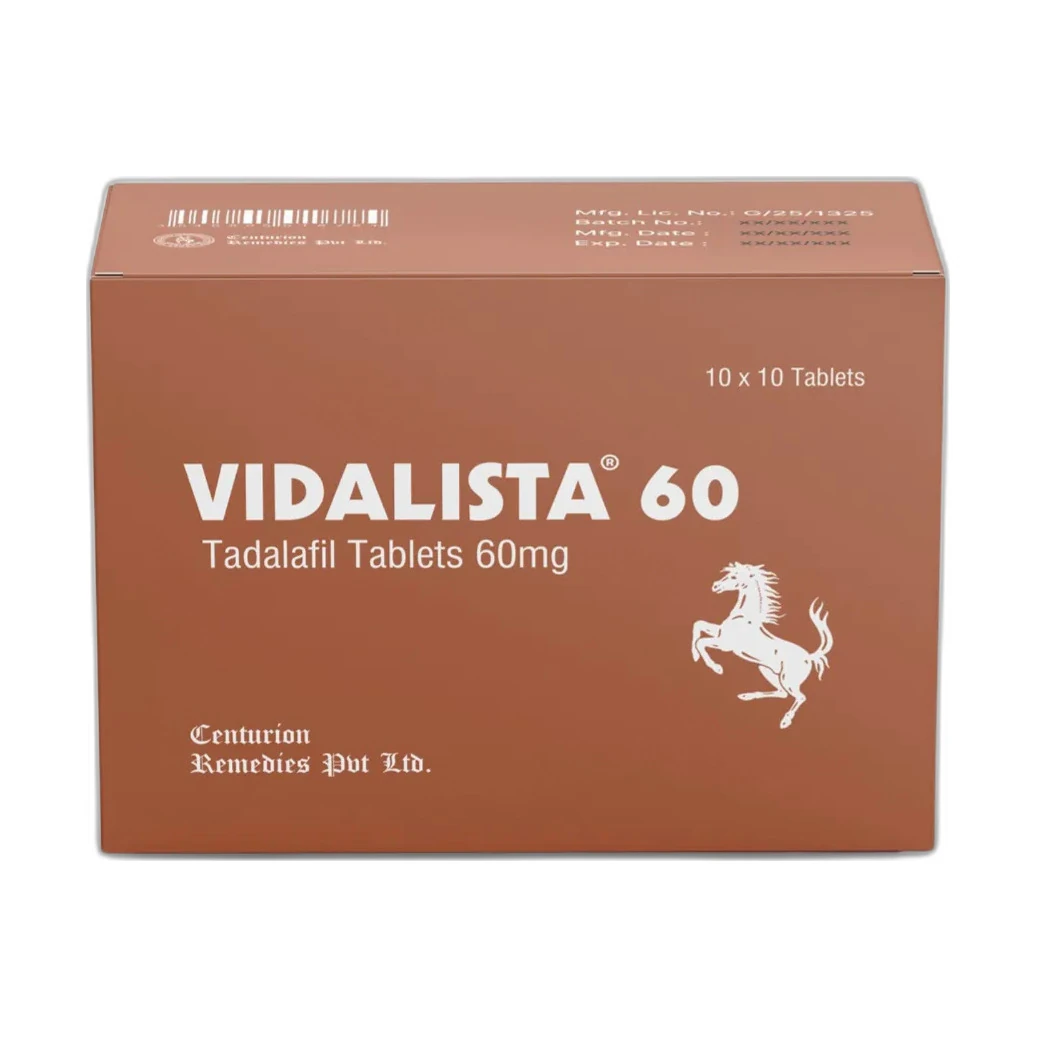 Vidalista (Tadalafil) 60 mg - 10 tablets