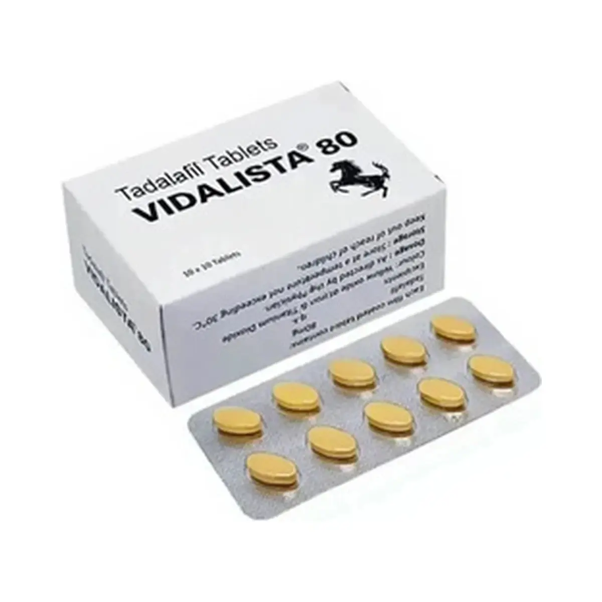 Vidalista (Tadalafil) 80 mg - 10 tablets