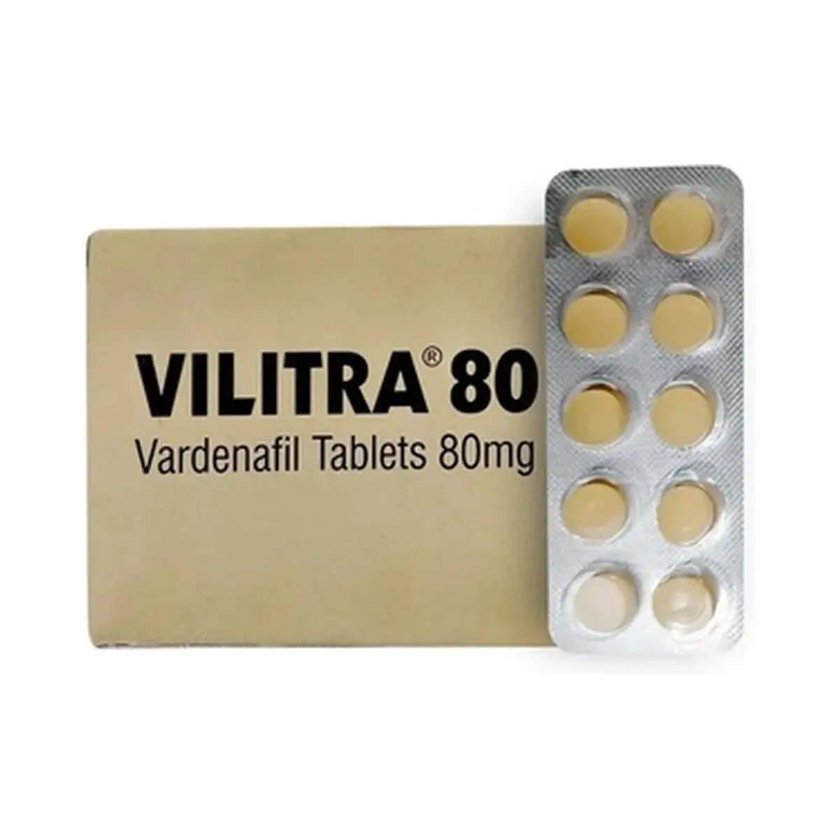 Vilitra (Vardenafil) 80 mg - 10 tablets