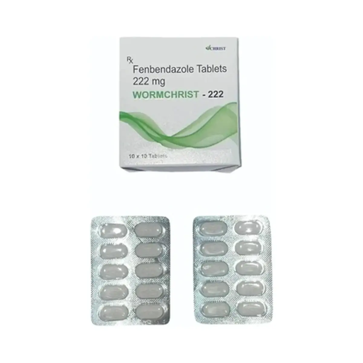 Wormchrist (Fenbendazole) 222 mg - 10 tablets