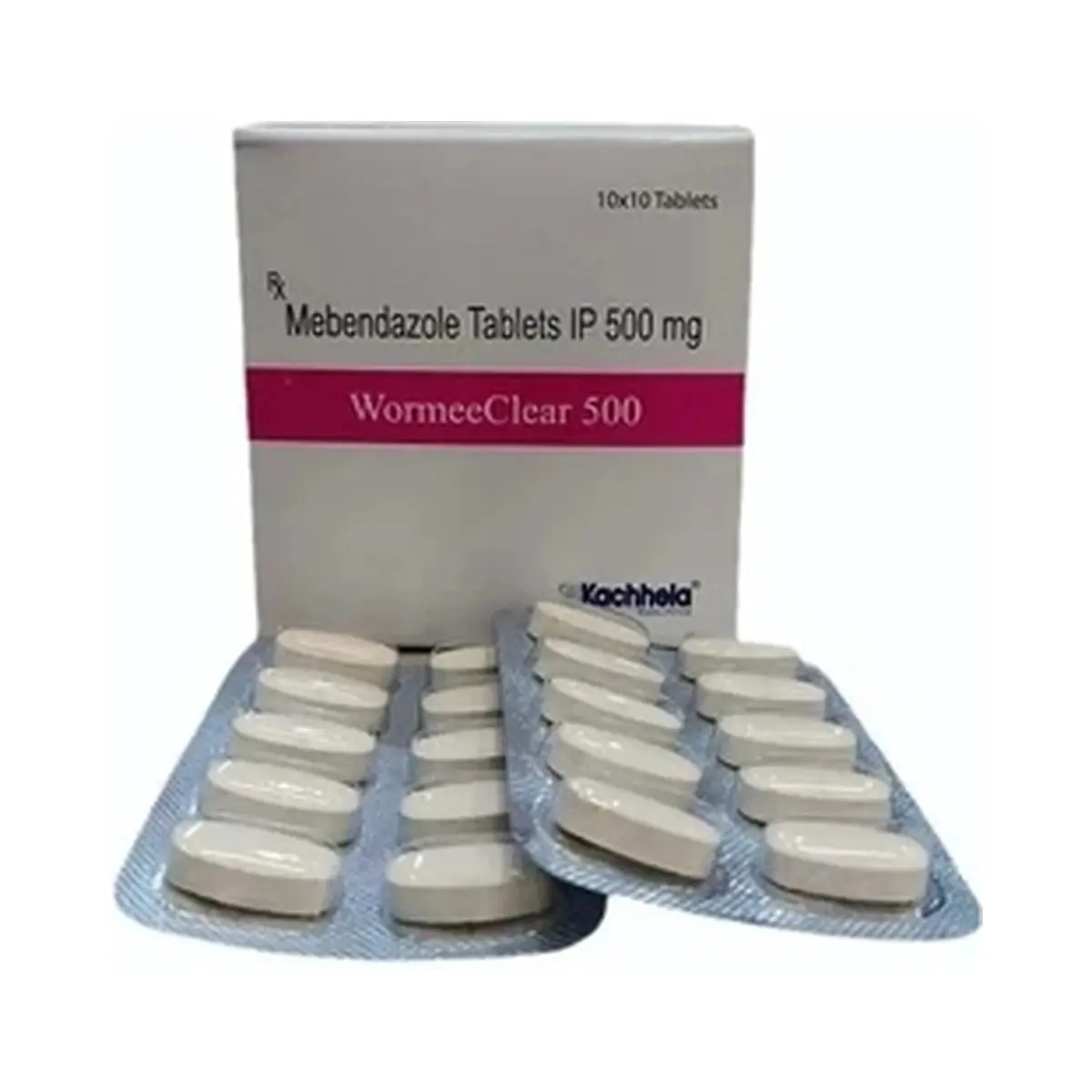 Wormeeclear (Mebendazole) 500 mg - 10 tablets
