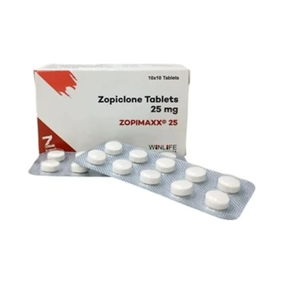 Zopimaxx (Zopiclone) 25 mg - 10 tablets