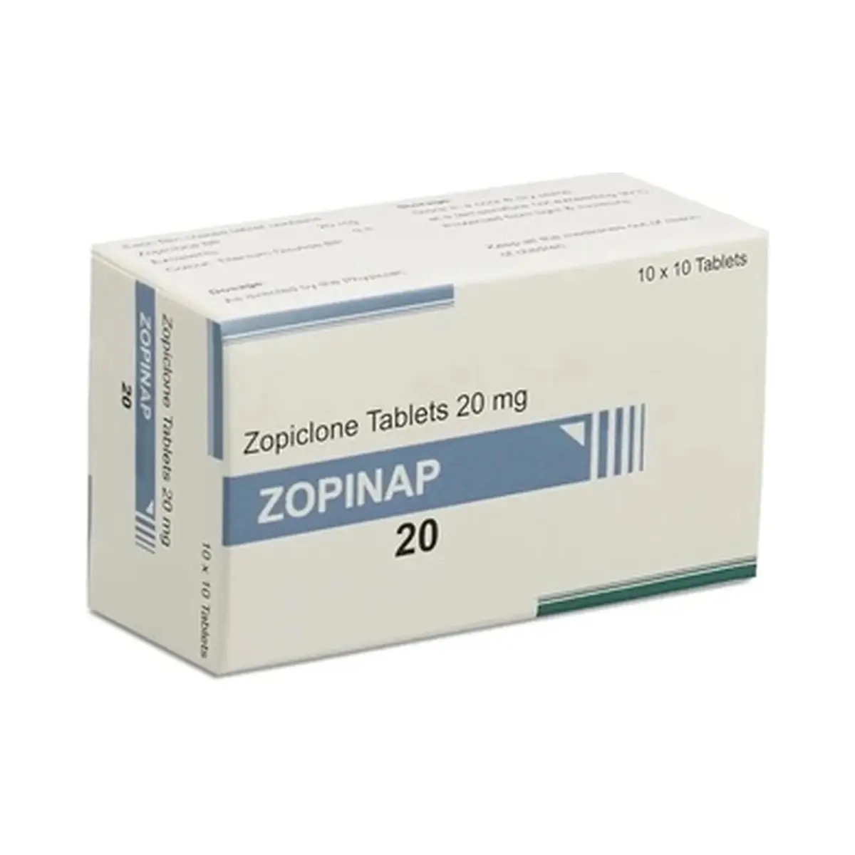 Zopinap (Zopiclone) 20 mg - 10 tablets