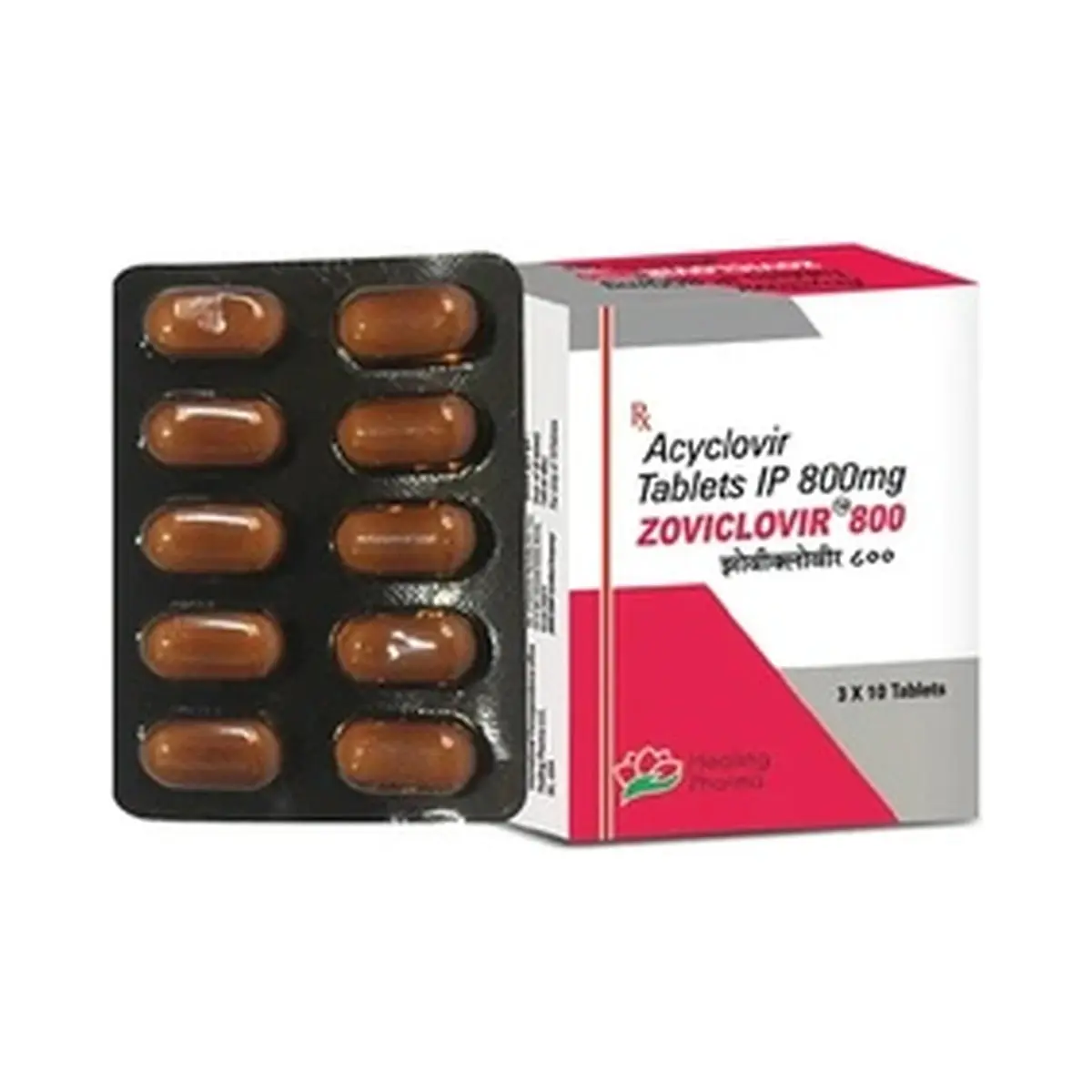 Zoviclovir (Acyclovir) 800 mg - 10 tablets