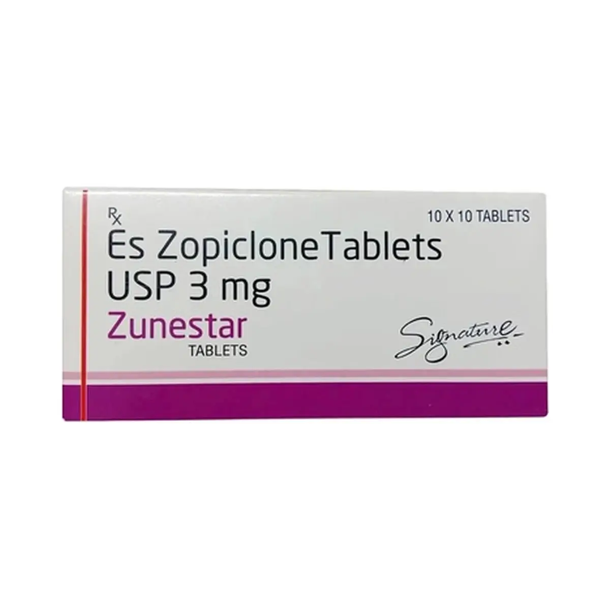 Zunestar (Eszopiclone) 3 mg - 10 tablets