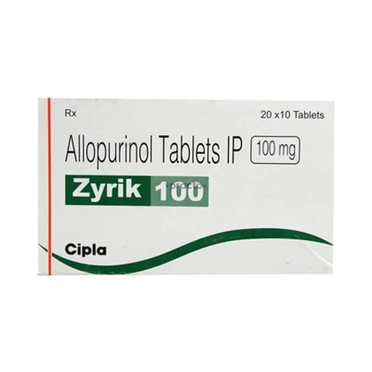 Zyrik (Allopurinol) 100 mg - 10 tablets