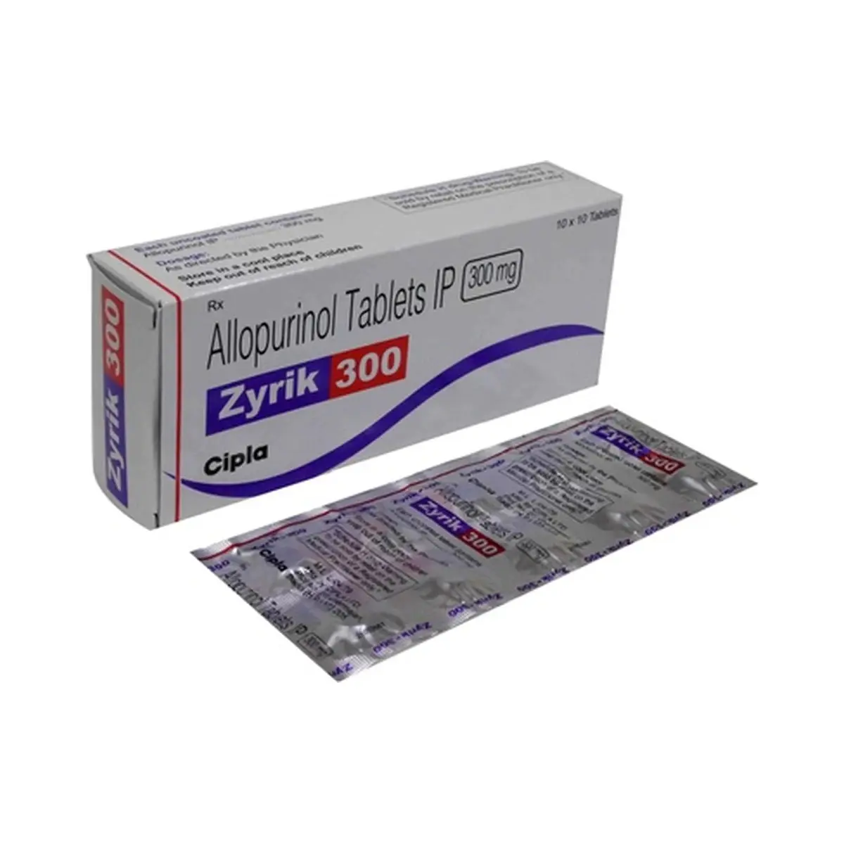 Zyrik (Allopurinol) 300 mg - 10 tablets